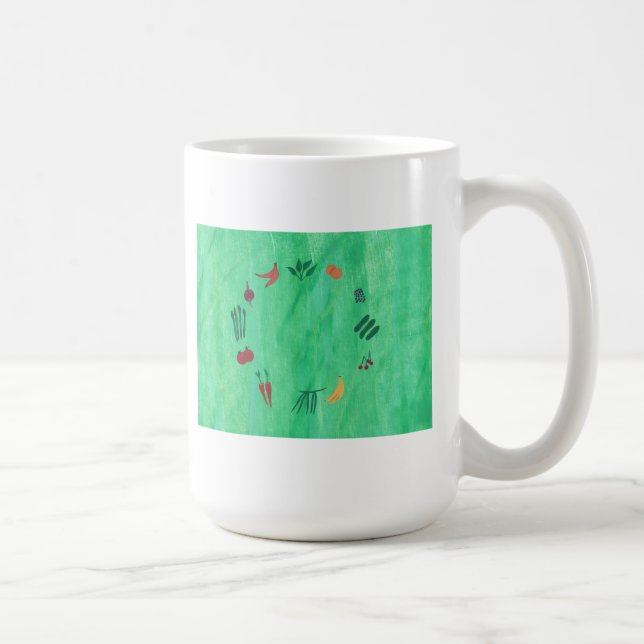 Tasse aus Obst und Gemüse (Rechts)