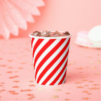 Tasse aus rotem und weißem Candy Cane Stripes Papi