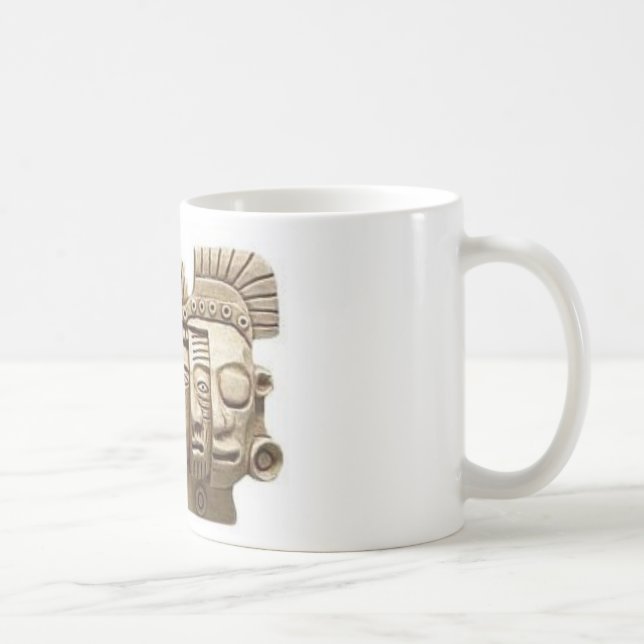 Tasse: Aztekische Maske Kaffeetasse (Rechts)