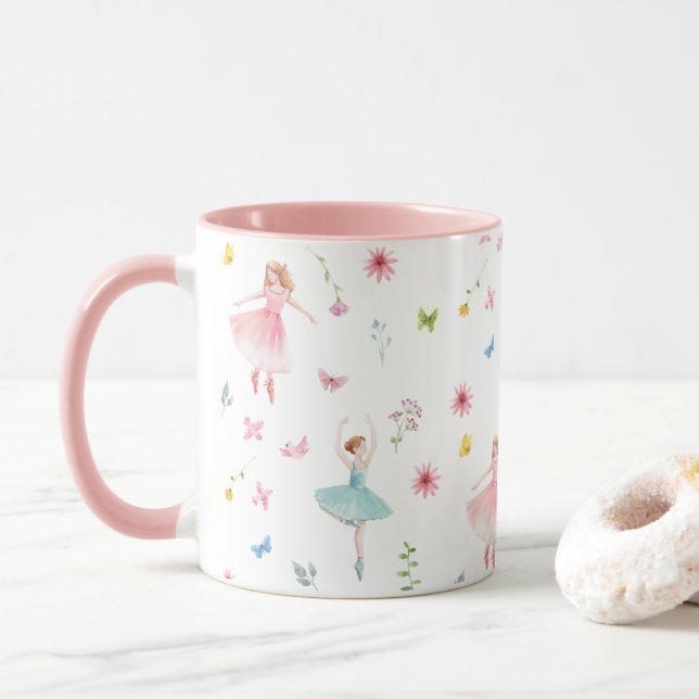 Tasse Ballerina Pattern (Mit Donut)