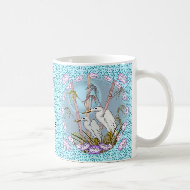 Tasse Bamboo Cranes (Rechts)