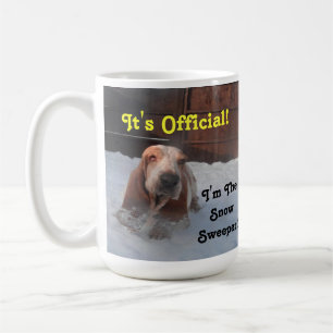 Tasse Basset Hound Snow Sweeper