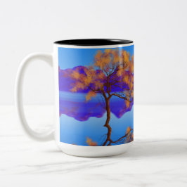 Tasse "Baum am blauen See"