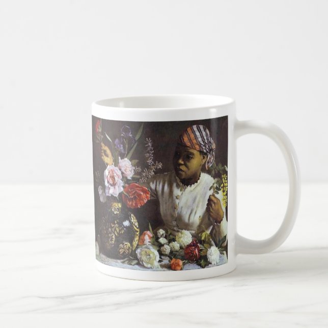 Tasse: Bazzile Negress mit Pfingstrosen Tasse (Rechts)