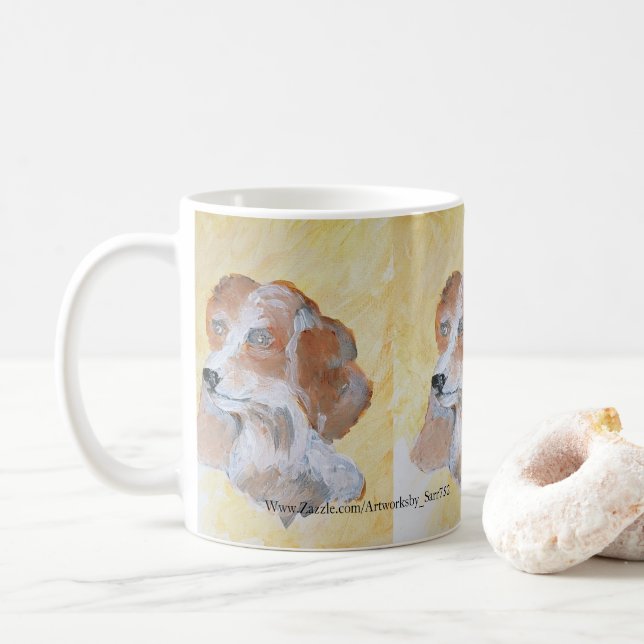 Tasse/Beagle Kaffeetasse (Mit Donut)