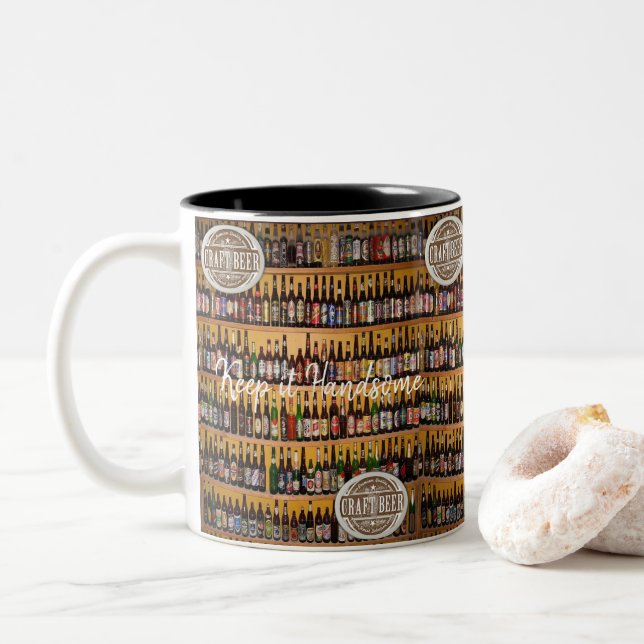 Tasse Behielt es Handsome Beer (Mit Donut)