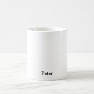 Tasse benutzerdefinierbarer Name
