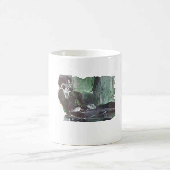 Tasse beschäftigt am Tag der Kaffeepause (Mittel)