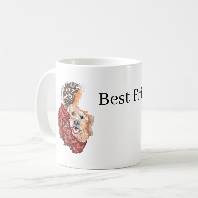 Tasse: Beste Freundin Kaffeetasse (Vorderseite Links)