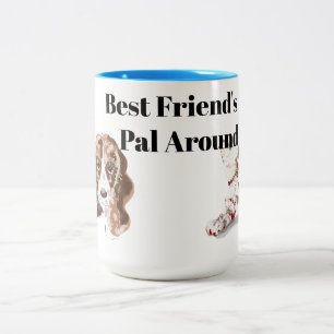 Tasse: Beste Freundin Zweifarbige Tasse