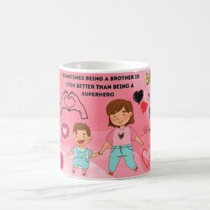 Tasse "Bester Bruder überhaupt" mit herzlicher Lie
