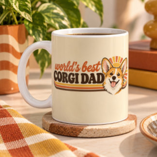 Tasse 'Bester Corgi-Vater der Welt' | Lustige Corg
