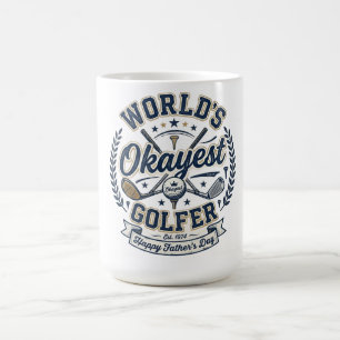 Tasse 'Bester Golf-Vater der Welt' Lustiges Golf-G