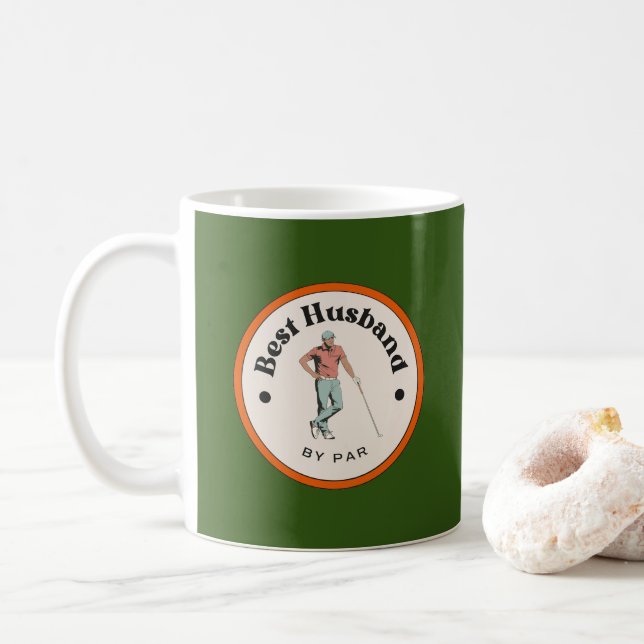 Tasse - Bestes Ehemann von Par - Golfer (Mit Donut)