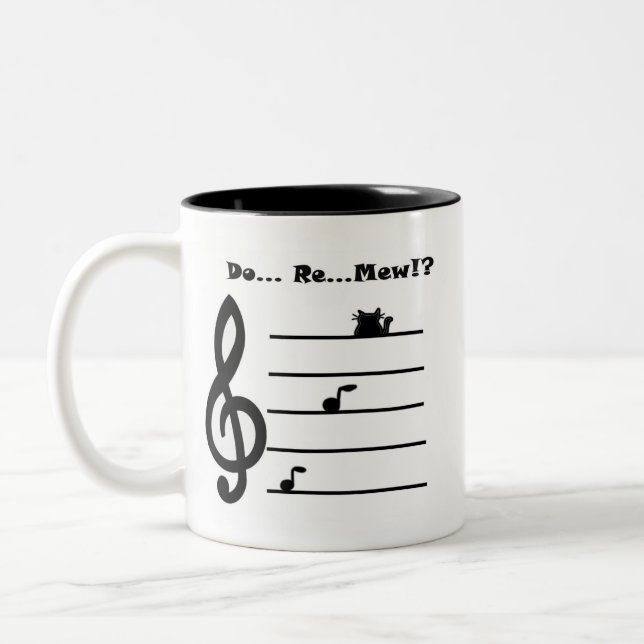 Tasse "… bezüglich… mew?! " (Links)