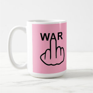 Tasse Bird Drehe Krieg ist schrecklich