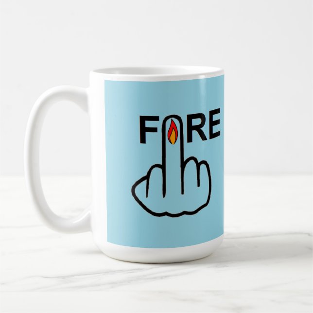 Tasse Bird Drehend Feuer Gedreht (Links)