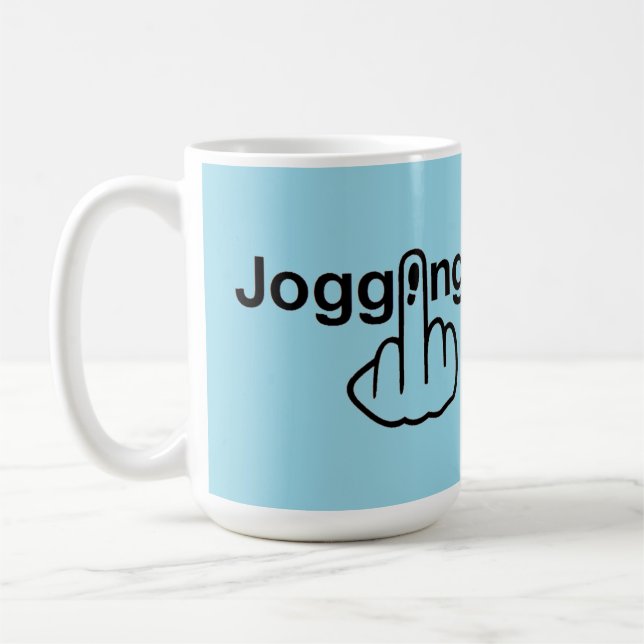 Tasse Bird Drehend Joggen Gedreht (Links)