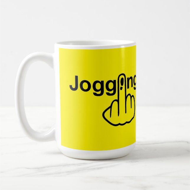 Tasse Bird Drehend Joggen Gedreht (Links)