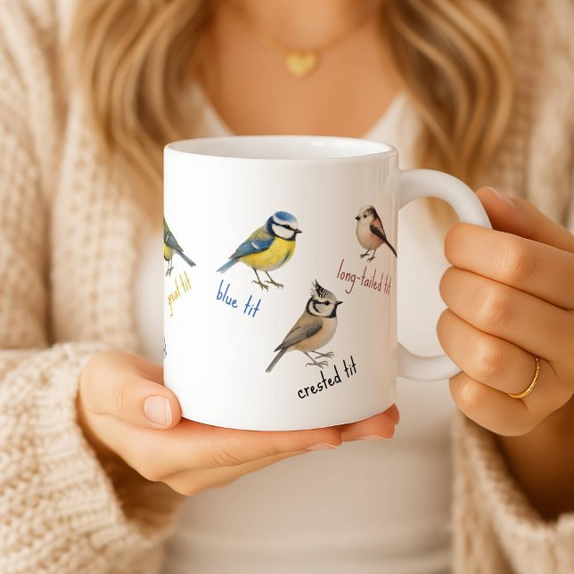 Tasse Bird - Garden Birds Wasserfarbe Kaffeebecher (Von Creator hochgeladen)