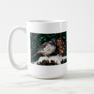 Tasse Bird Winter Szene