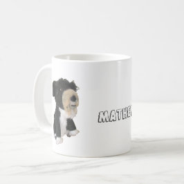 Tasse - Black Dog Doll mit Name