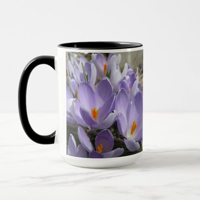 Tasse Black n Blue Blume (Links)