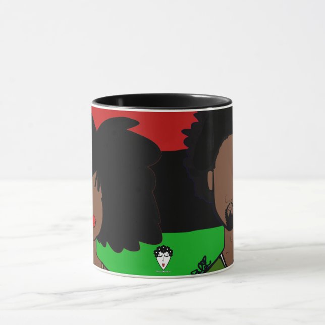 Tasse "Black Power Couple" (Zentrum)