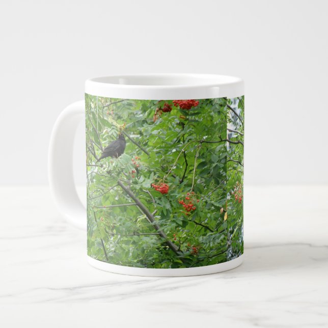 Tasse Blackbird und Berries (Vorderseite Links)