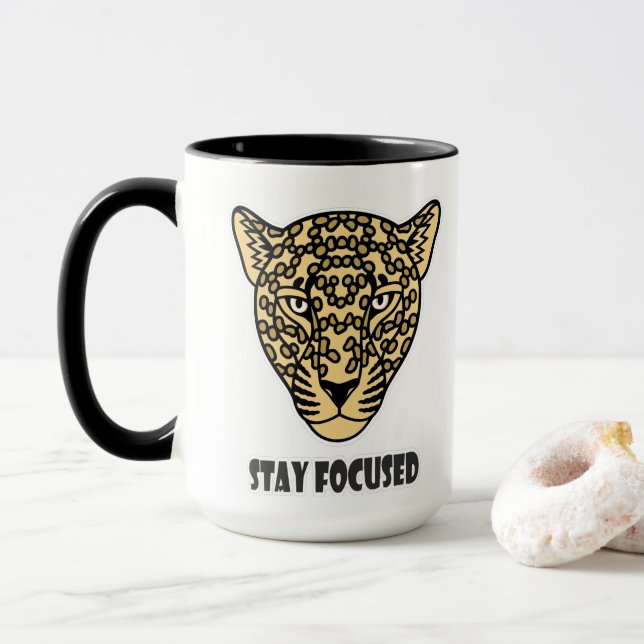Tasse bleibe Focus (Mit Donut)