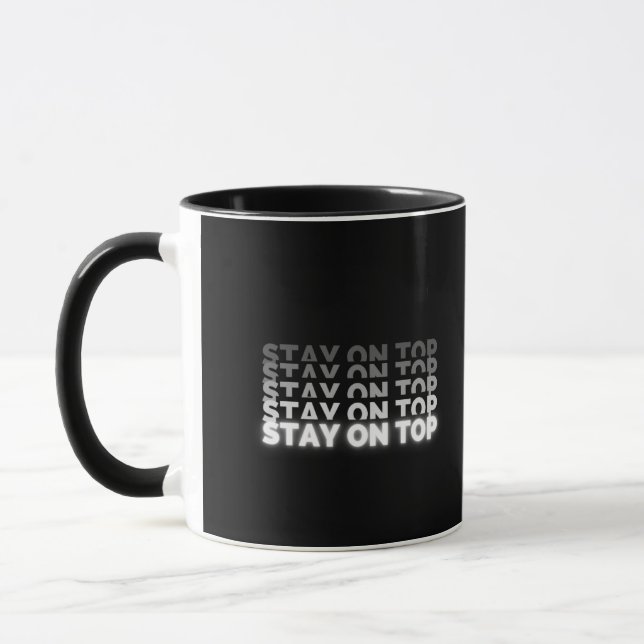 Tasse bleibt oben (Links)