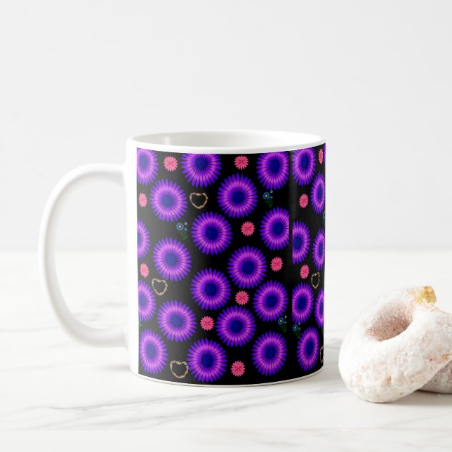 Tasse Blume (Mit Donut)
