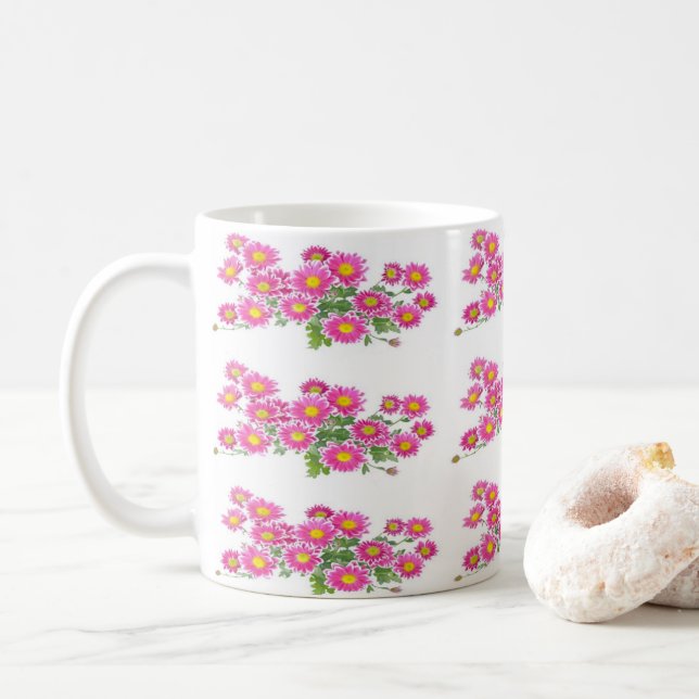 Tasse Blume (Mit Donut)