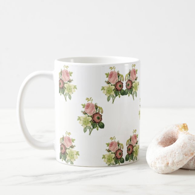 Tasse Blume (Mit Donut)