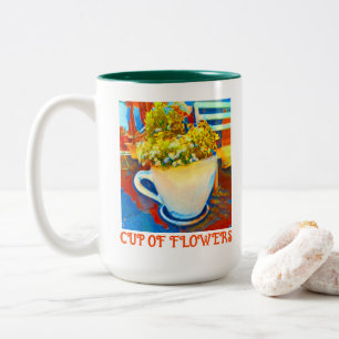 Tasse Blume Kaffeemaschine Tasse