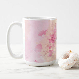 Tasse Blume rosa entworfen