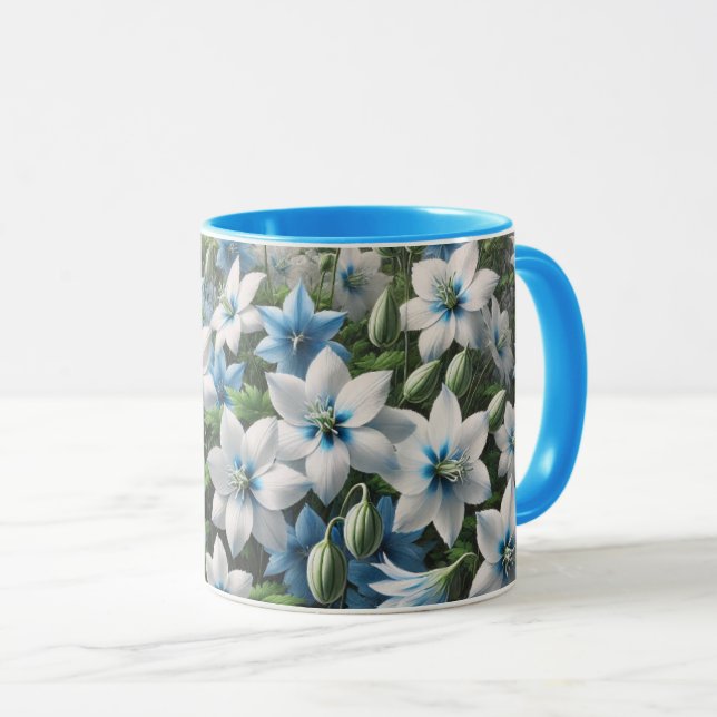 Tasse Blütenblumen (VorderseiteRechts)