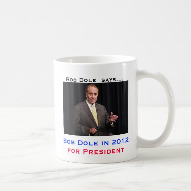 Tasse Bob Dole im Jahre 2012 (Rechts)