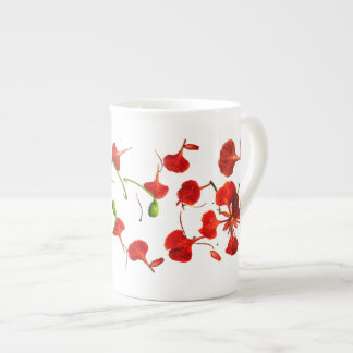 Tasse Bone China Royal Poinciana