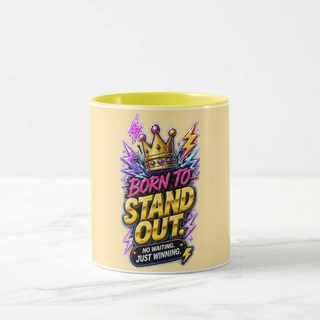 Tasse "Born to Stand Out" (Zentrum)