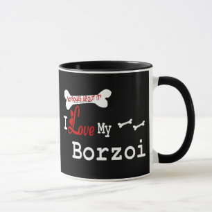 Tasse Borzoi (I Liebe)