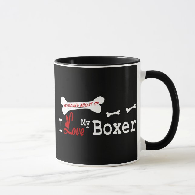 Tasse Boxer (I Liebe) (Rechts)