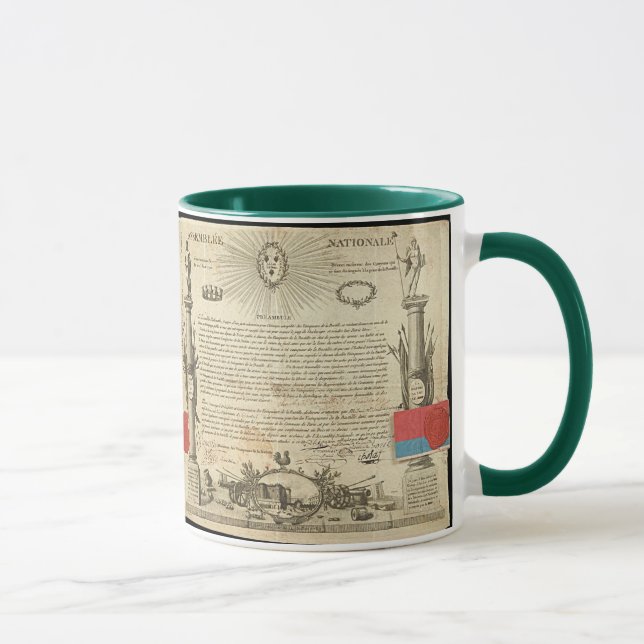 Tasse Brevet de vainwartr de la Bastille (Rechts)