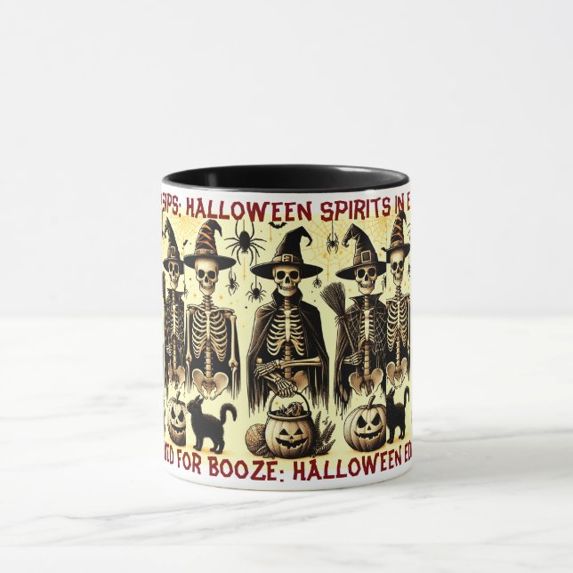 Tasse "Brewed for Booze: Halloween Edition" (Zentrum)