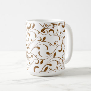Tasse-Brown-Wirbel Kaffeetasse
