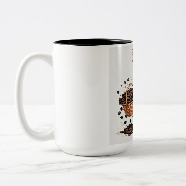 Tasse "Bunny and Coffee Bean" (Links)