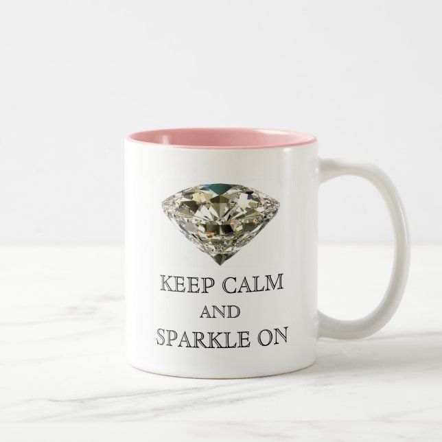 Tasse "CALM AND SPARKLE ON" BEHALTEN (Rechts)