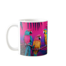 Tasse Canarie und Parrot