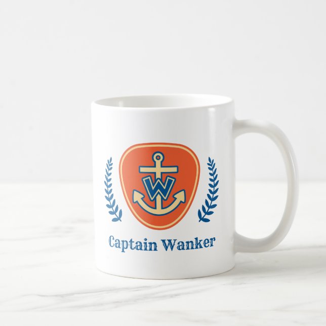 Tasse "Captain Wanker" (Rechts)