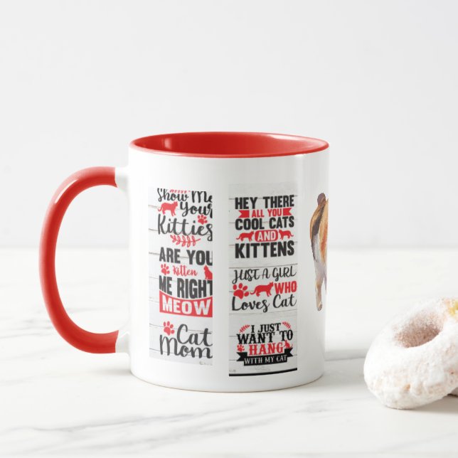 Tasse "Cat Lady" (Mit Donut)